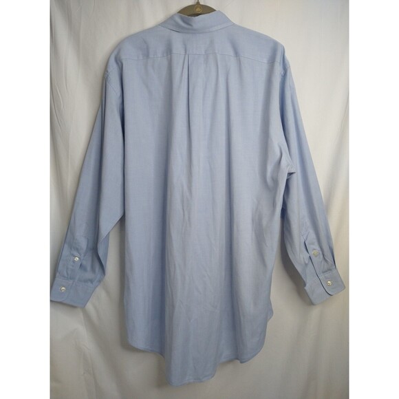 Ralph Lauren Polo Button Down Shirt Cotton Blue 16 1/2 33 Yarmouth Denim Preppy - Picture 2 of 11